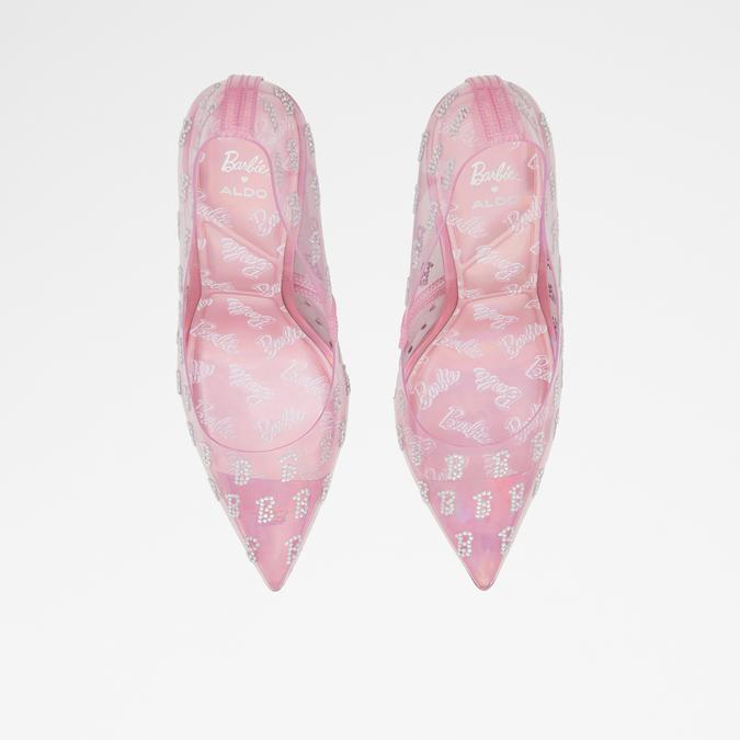 Barbietessy Women's Medium Pink Pumps image number 2
