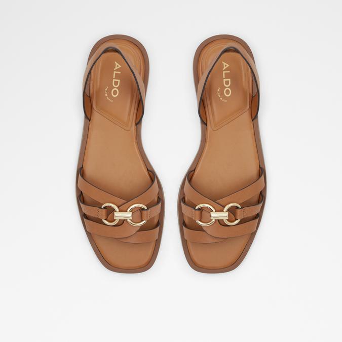 Valamaever Women's Beige Flat Sandals