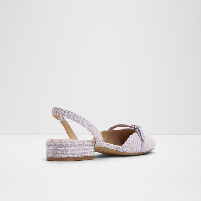 Flintstone-In Women's Purple Block Heel Shoes image number 2