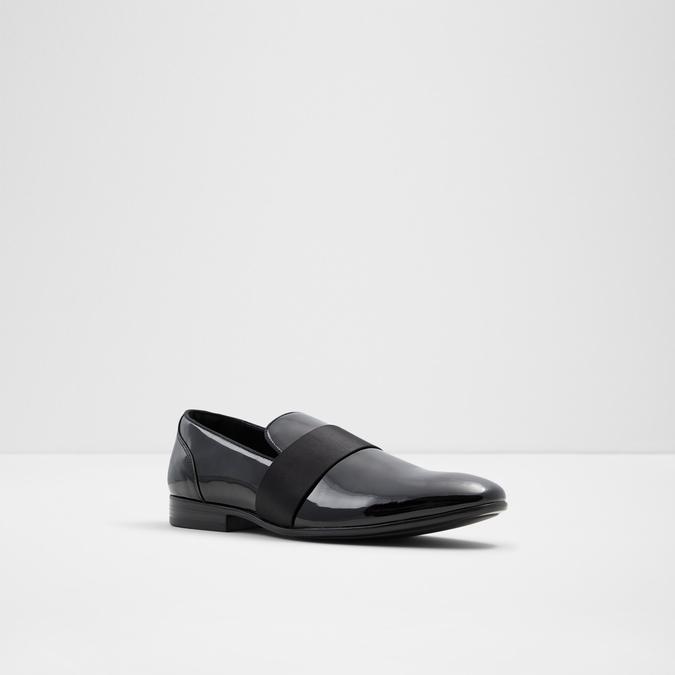 Asaria Men's Open Black Loafers image number 4