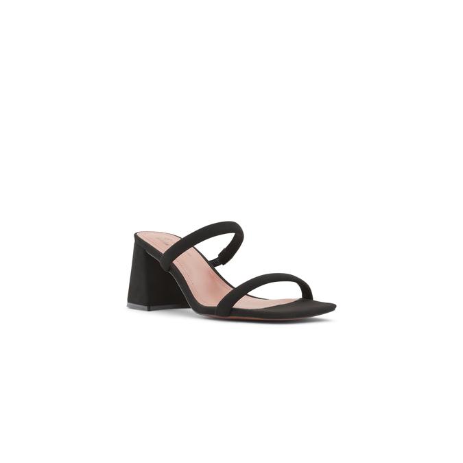 Kaiaa Women's Black Heeled Sandals image number 3