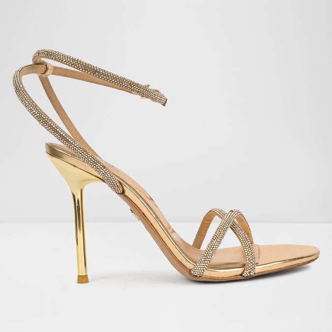 MANAELDEN Gold Women Dress Sandals