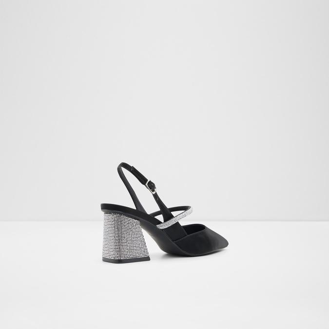 Valabenna Women's Black Block Heel image number 2
