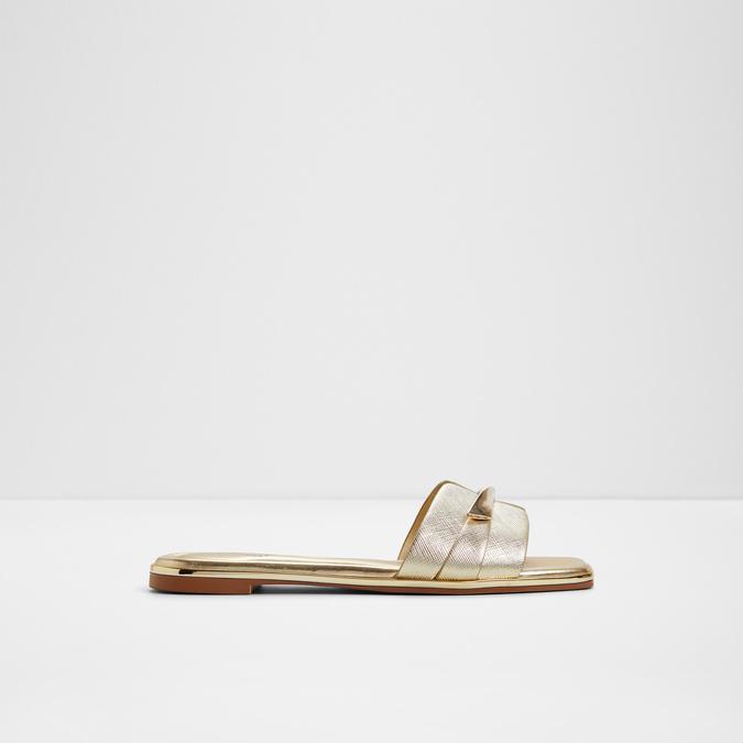 Darlina-In Women's Gold Flat Sandals