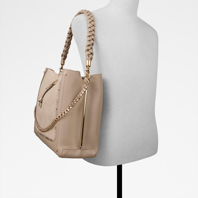 Nalayna Women's Grey Bucket Bag image number 4