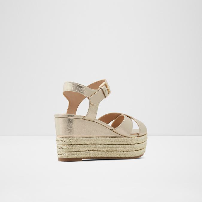 Vilmaclya Women's Gold Wedges image number 1