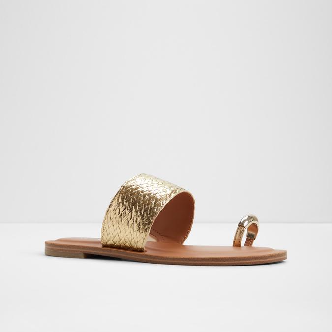 Beachwalk-In Women's Gold Flat Sandals image number 6
