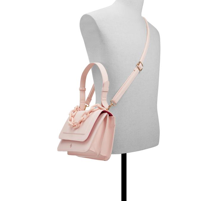 Chainned Women's Light Pink Shoulder Bag image number 3