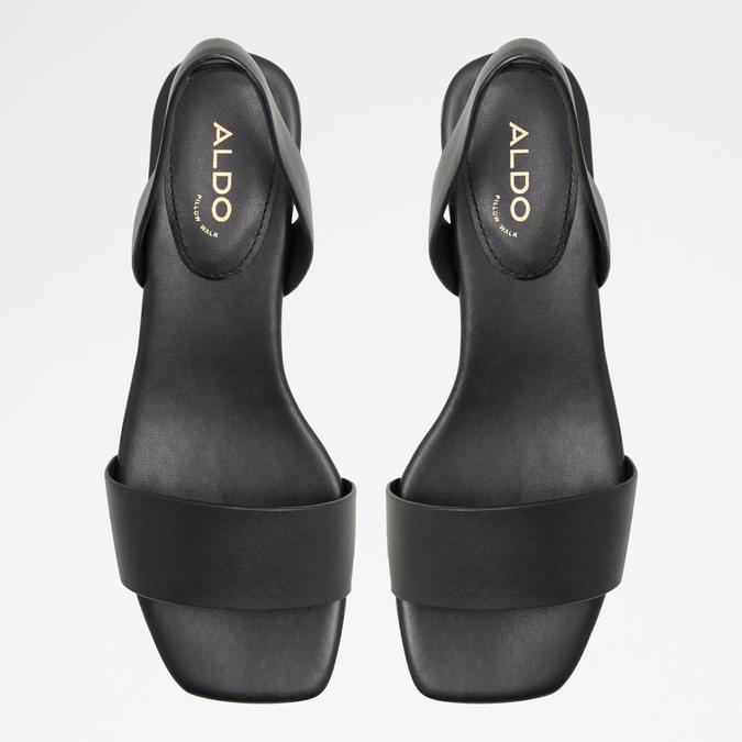 Dorenna Women's Black Flat Sandals image number 1