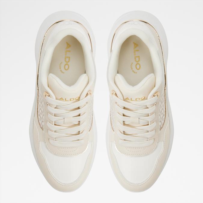 Rexsona-In Women's Beige Sneaker Wedges