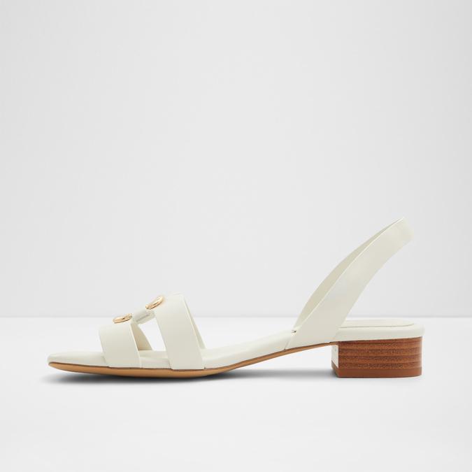 Ebalaver Women's White Block heel Sandals image number 3