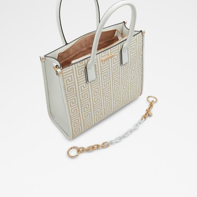 Mara Women's White Overflow Totes image number 2
