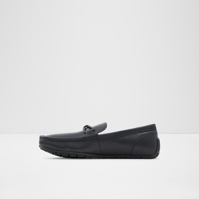 Ambani Men's Black Moccasins image number 3