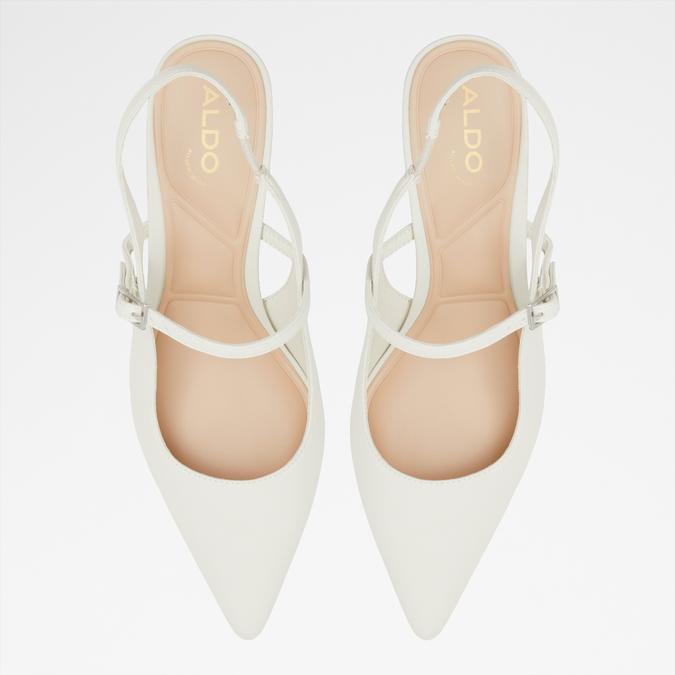 Elodia Women's White Pumps image number 1