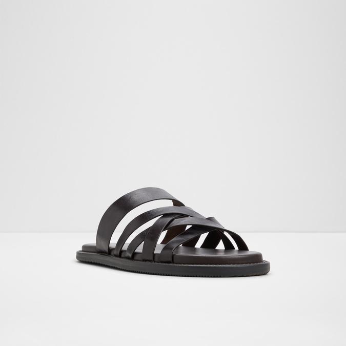 Haniffa-In Men's Brown Strap Sandals image number 4
