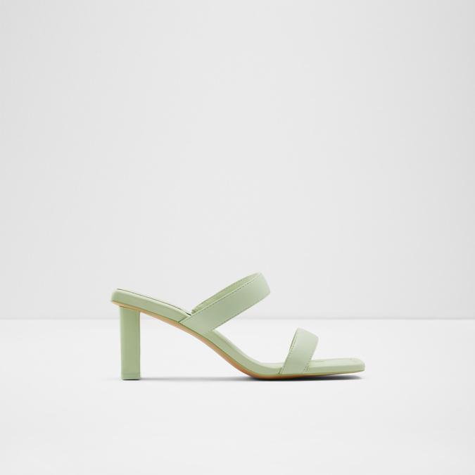 Mint green block heel sandals hot sale