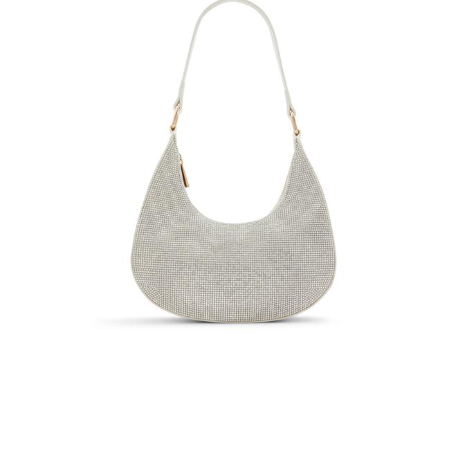 Shiny Women's White Shoulder Bag