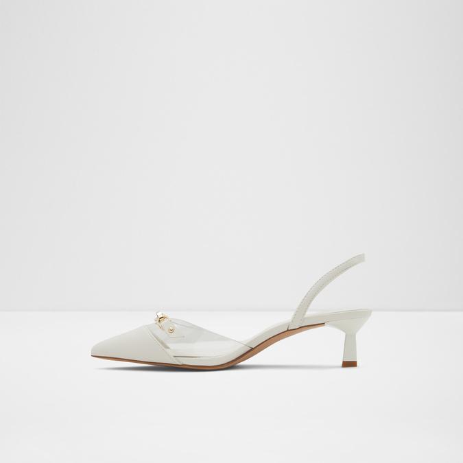 Safiana Women's White Pumps image number 3