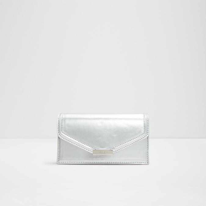 Larosha Women's Silver Clutch image number 0