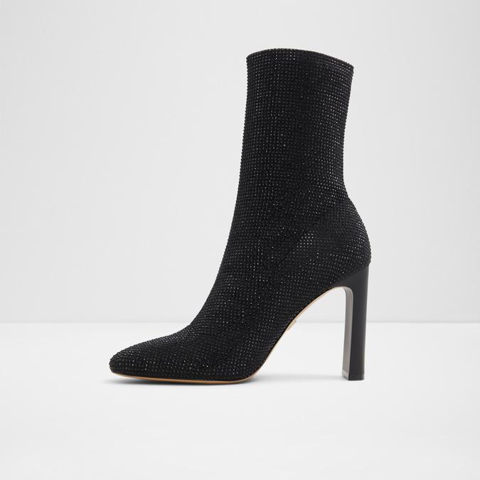 Faelora-In Women's Black Ankle Boots image number 3