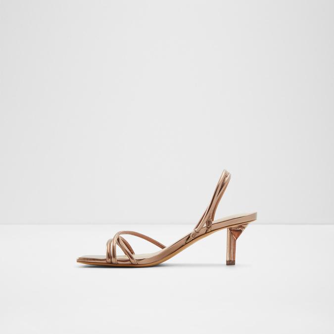 Pythonda Women's Bronze Dress Sandals image number 2