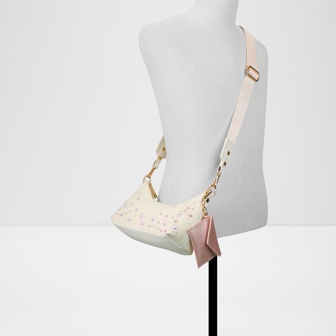  ALAYABOUCLE WHITE Women Shoulder Bag image number 3