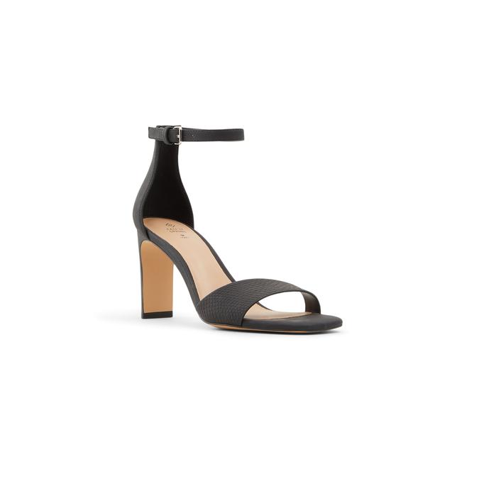 Ollille Women's Black Heeled Sandals image number 3