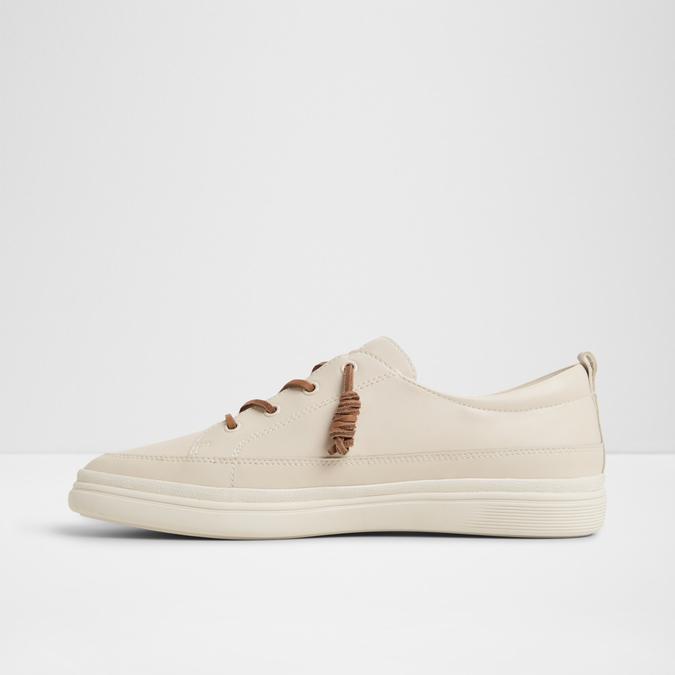 Tristin-In Men's White Low Top Sneakers image number 3