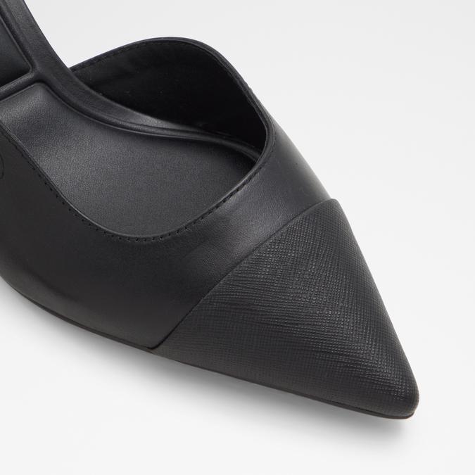 Valaclya Women's Black Block Heel image number 5