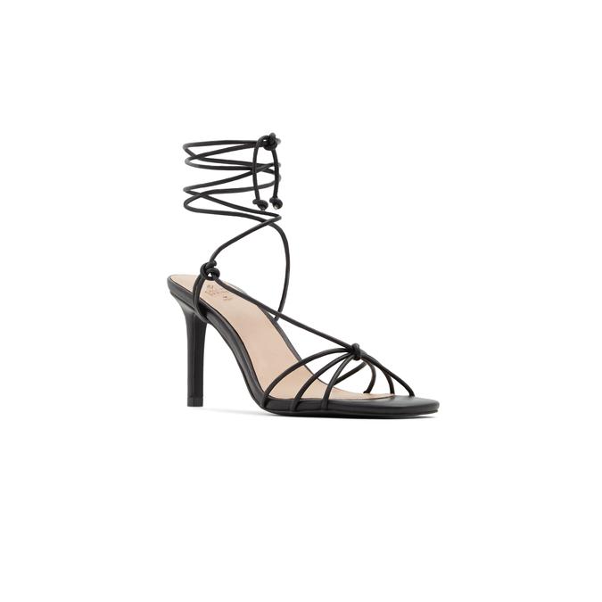 Alverna Women's Black Heeled Sandals image number 3