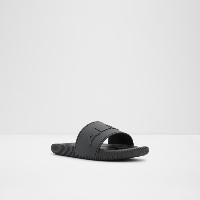Poolslide Men's Black Sandals image number 3