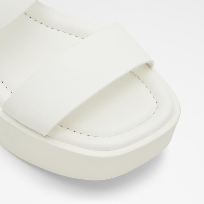 Laurine Women's White Block Heel image number 5