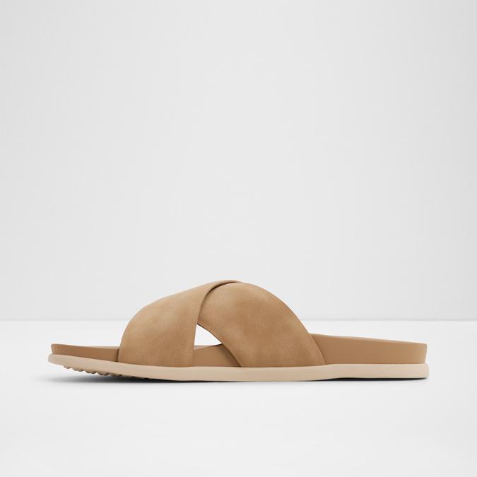 MARRINA-IN Beige Men Double Band Sandals image number 2