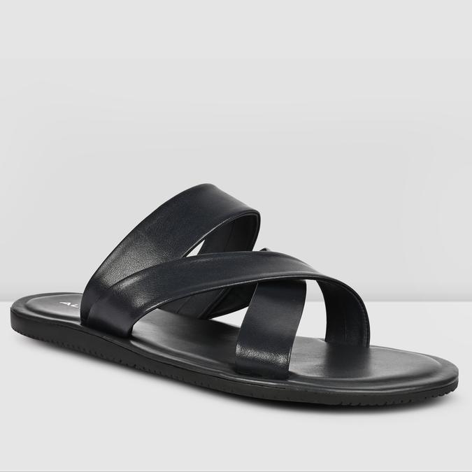 ZAHIR-IND Navy Men Cross Strap Sandals