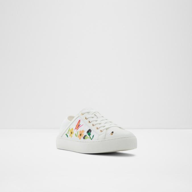 Bumblebee Women's White Sneakers image number 4