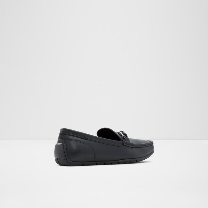 Ambani Men's Black Moccasins image number 2