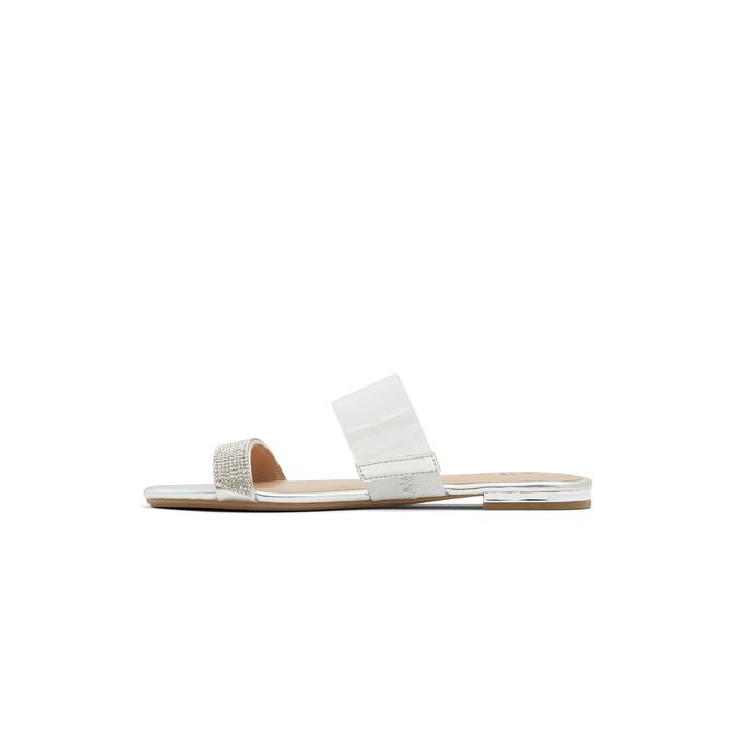 Ladies hotsell silver sandals