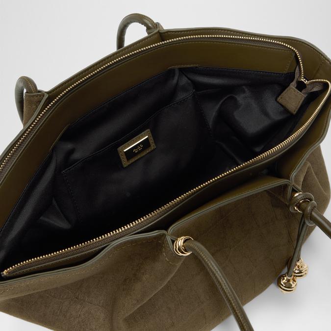 BRAELYNEX Khaki Women Tote image number 3