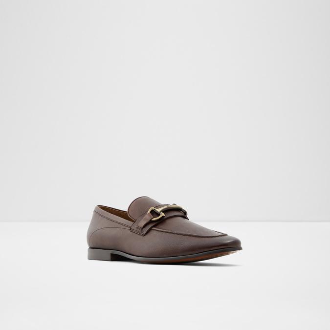 Hoilian Men's Dark Brown Dress Loafers image number 3