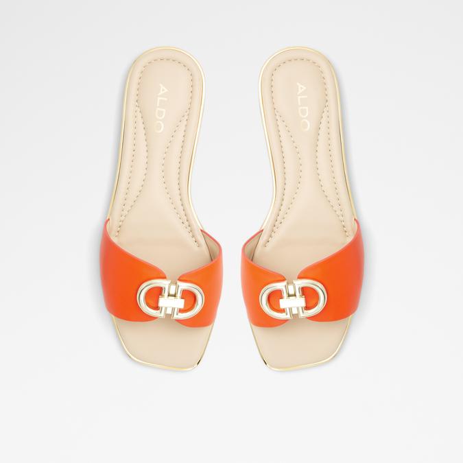 Bellenor Women's Bright Orange Flat Sandals