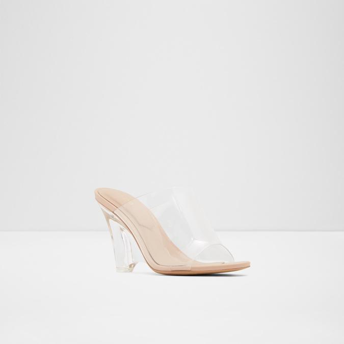 Clear Women's Clear Block Heel Sandal image number 3