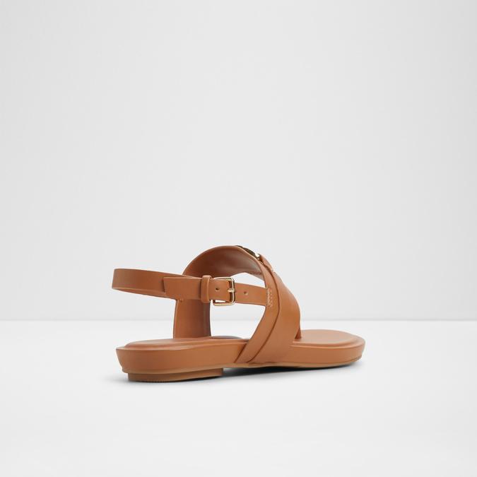 Taylen Women's Brown Flat Sandals image number 2