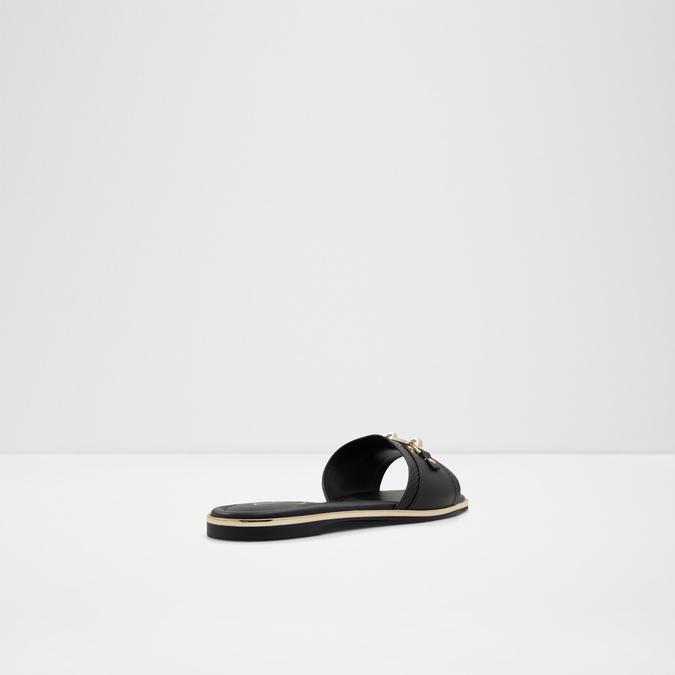 Jeannie Women's Black Flat Sandals image number 2