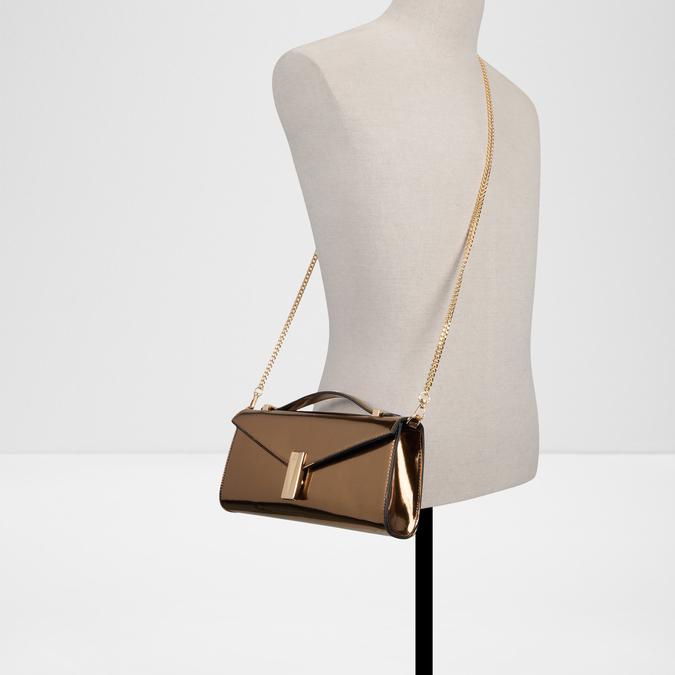 ALEXZANDRAX Bronze Women Clutch image number 3