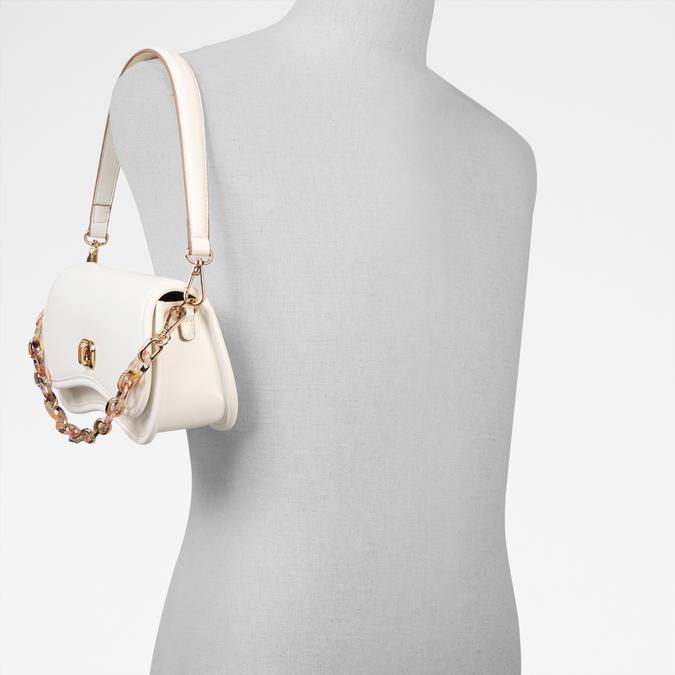 Clapperton Women's White Shoulder Bag image number 4