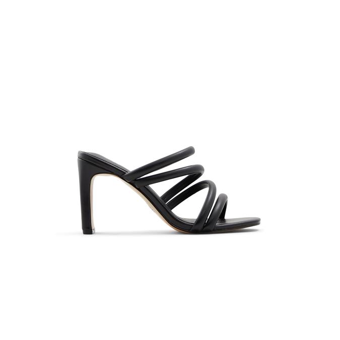 Cherie Women's Black Heeled Sandals