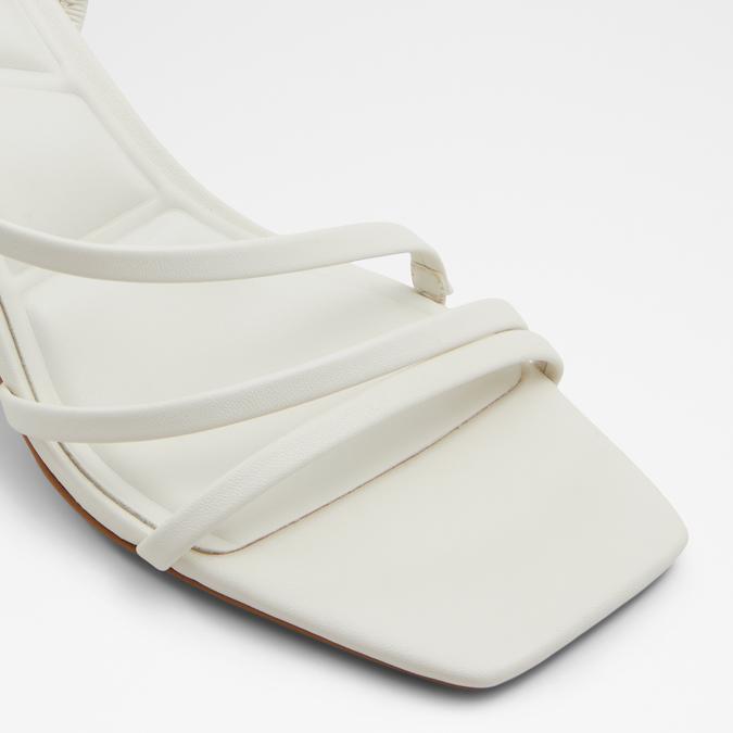 Atlanticus Women's White Block heel Sandals image number 5