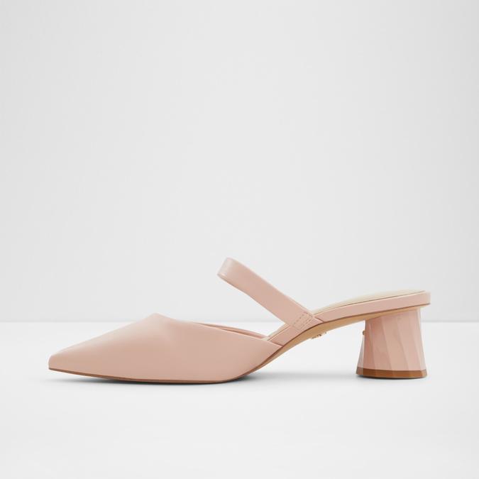 Kinski Women's Pink Block Heel Shoes image number 4