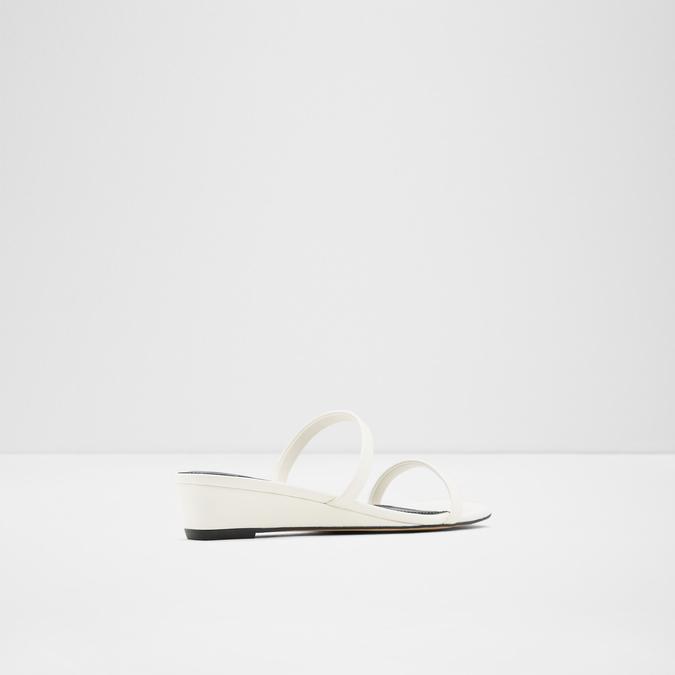 Giannina Women's White Flat Sandals image number 1