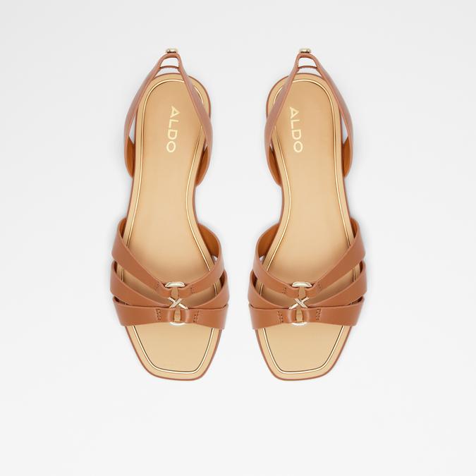 Marassi Women's Medium Brown Flat Sandals image number 1